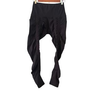 High-Waisted Black Leggings